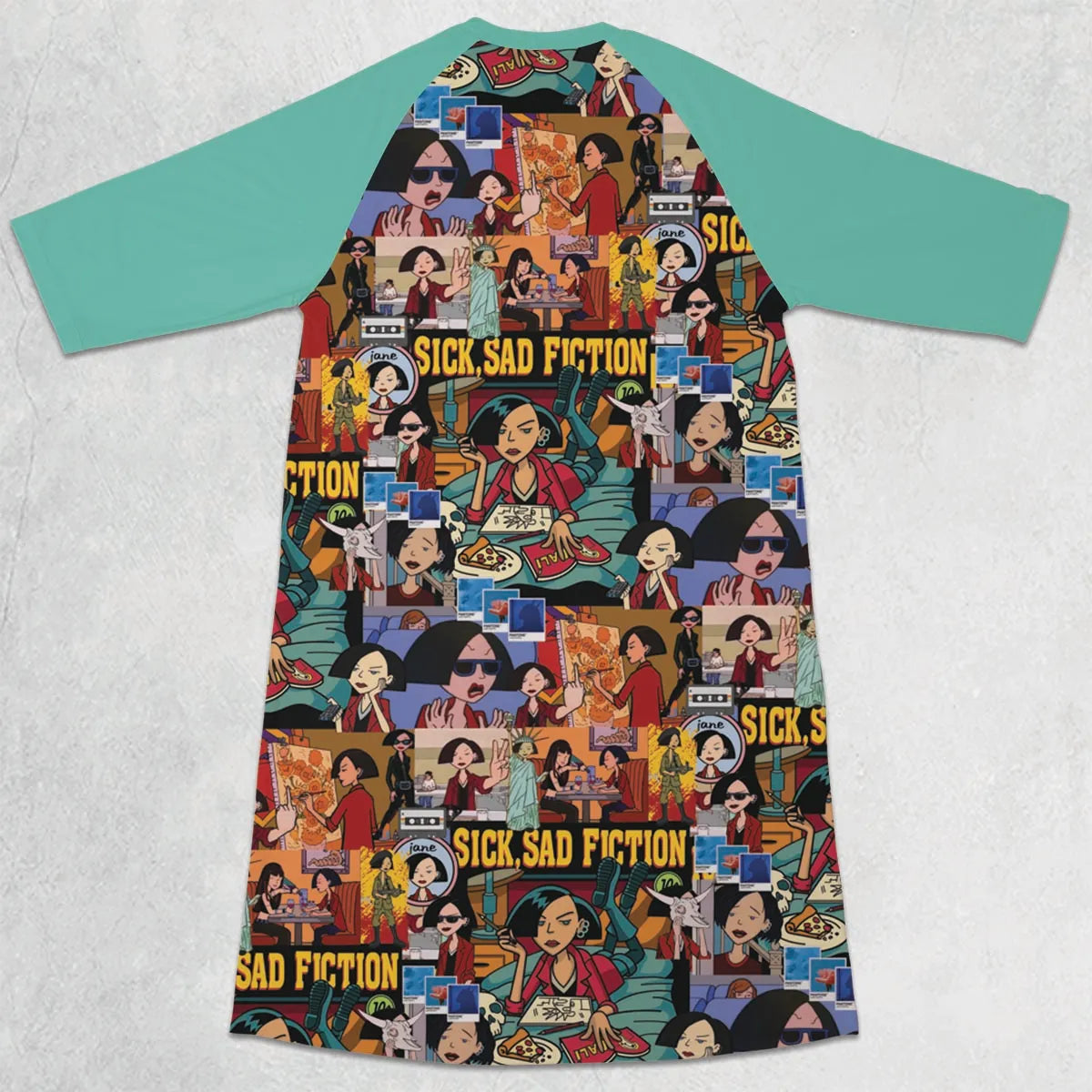 3/4 Sleeve Raglan Dress - 1N348HC9