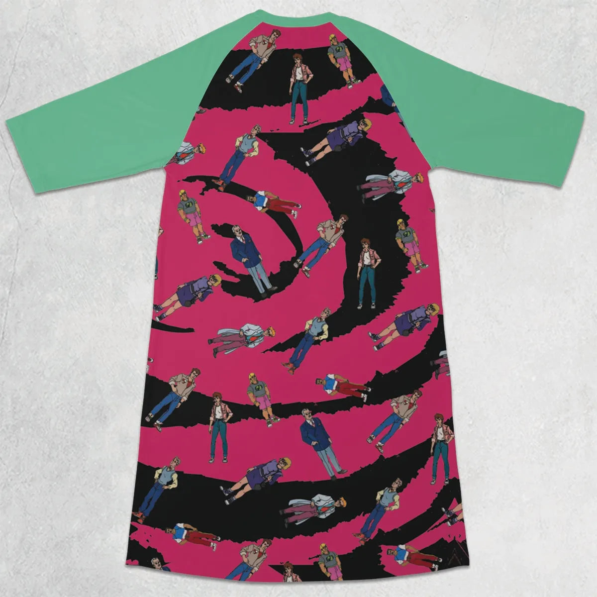 3/4 Sleeve Raglan Dress - N5UB19UN