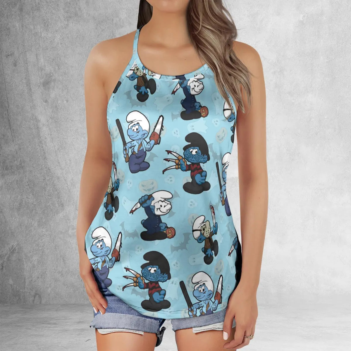 Criss Cross Tank Top - SERREF11