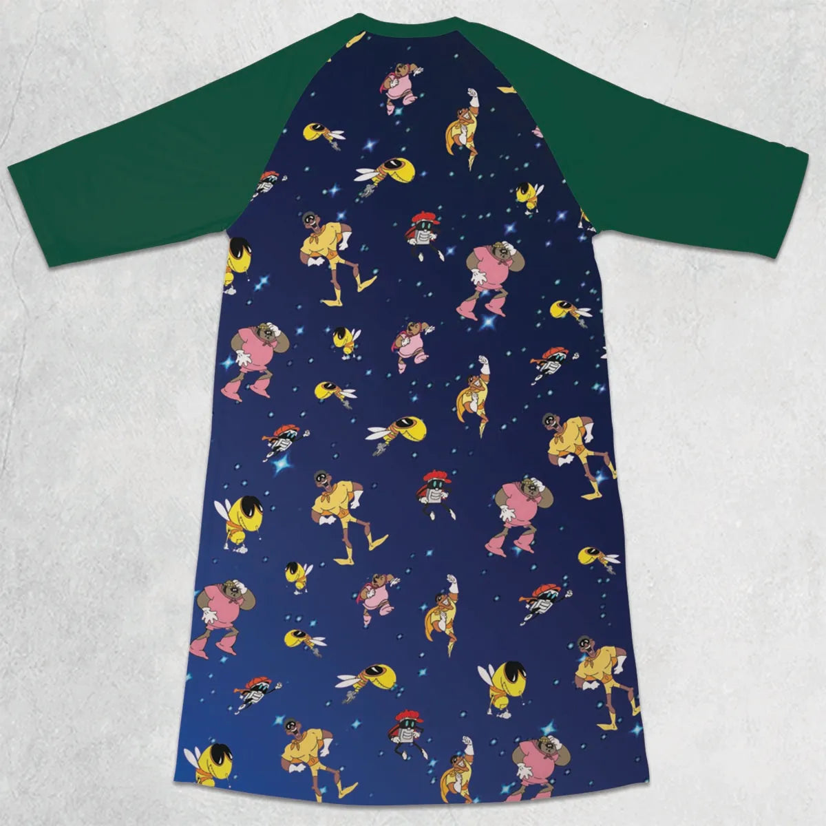 3/4 Sleeve Raglan Dress - QH8Z7XYX