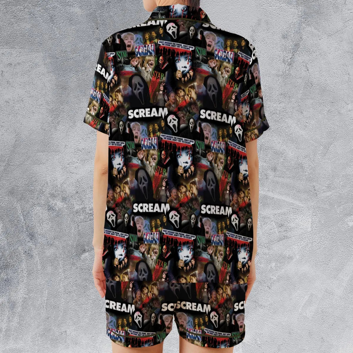 Satin Short-Sleeve Pajamas Set - PGN6Z9VH