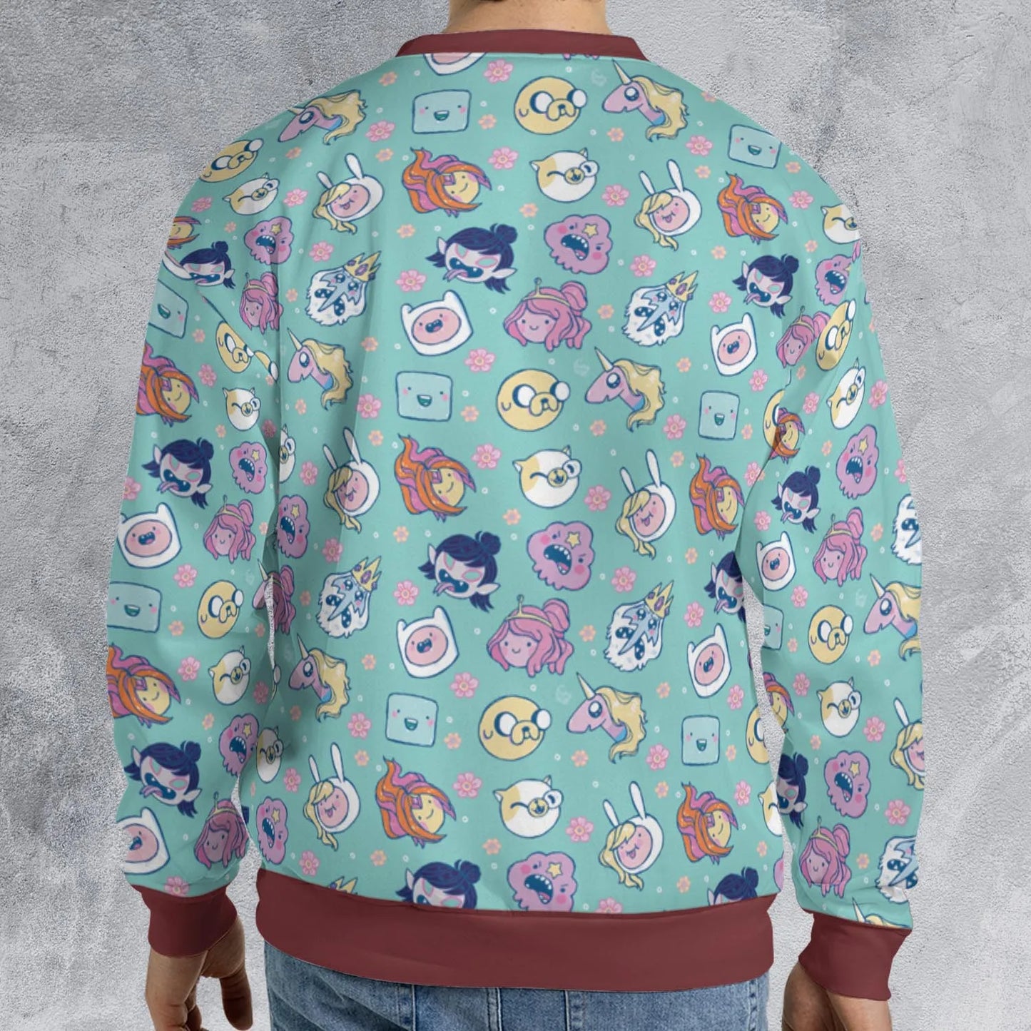 All-over Print Sweatshirt - 6QFH8G27