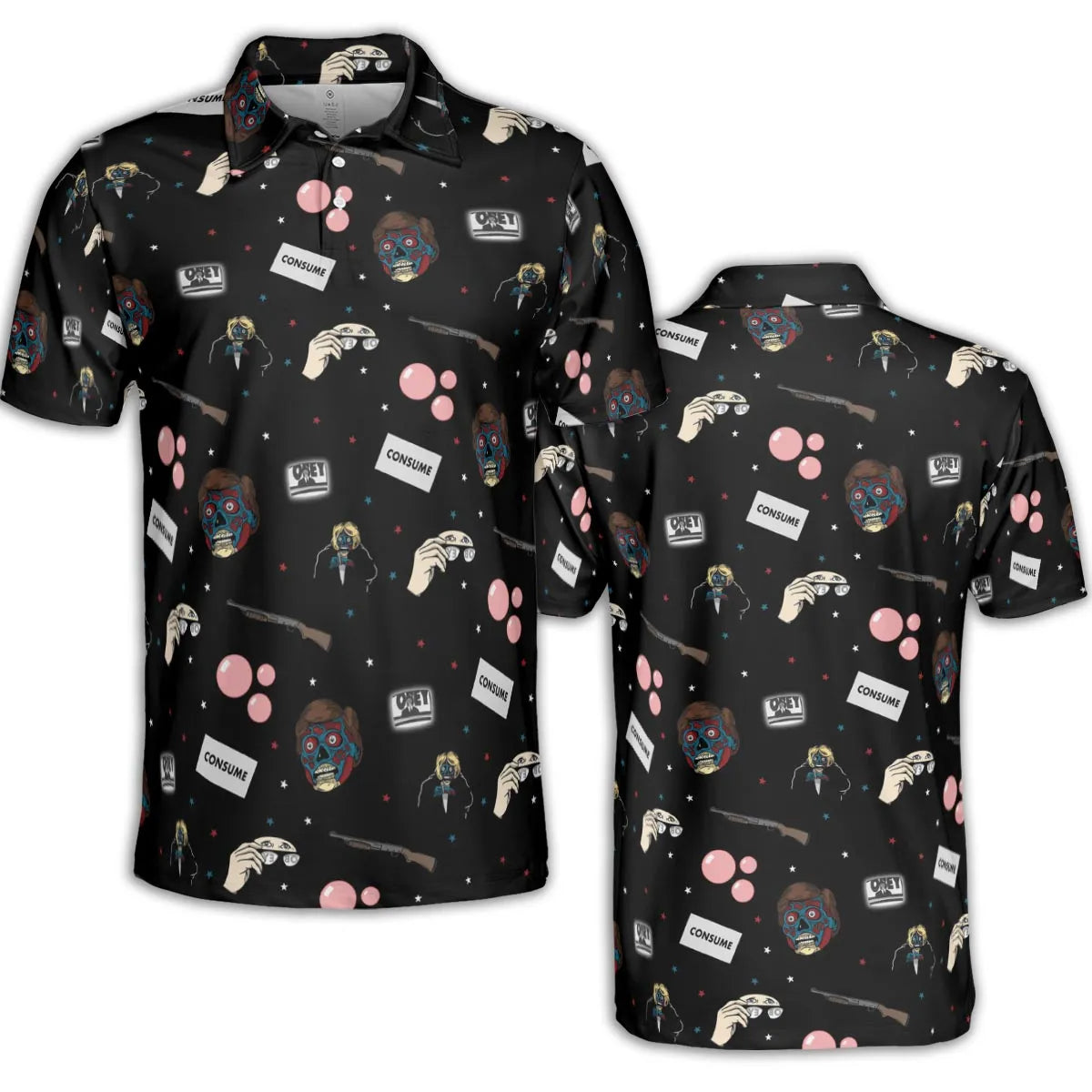 AOP Men/Women Polo Shirt - S9PUEW19