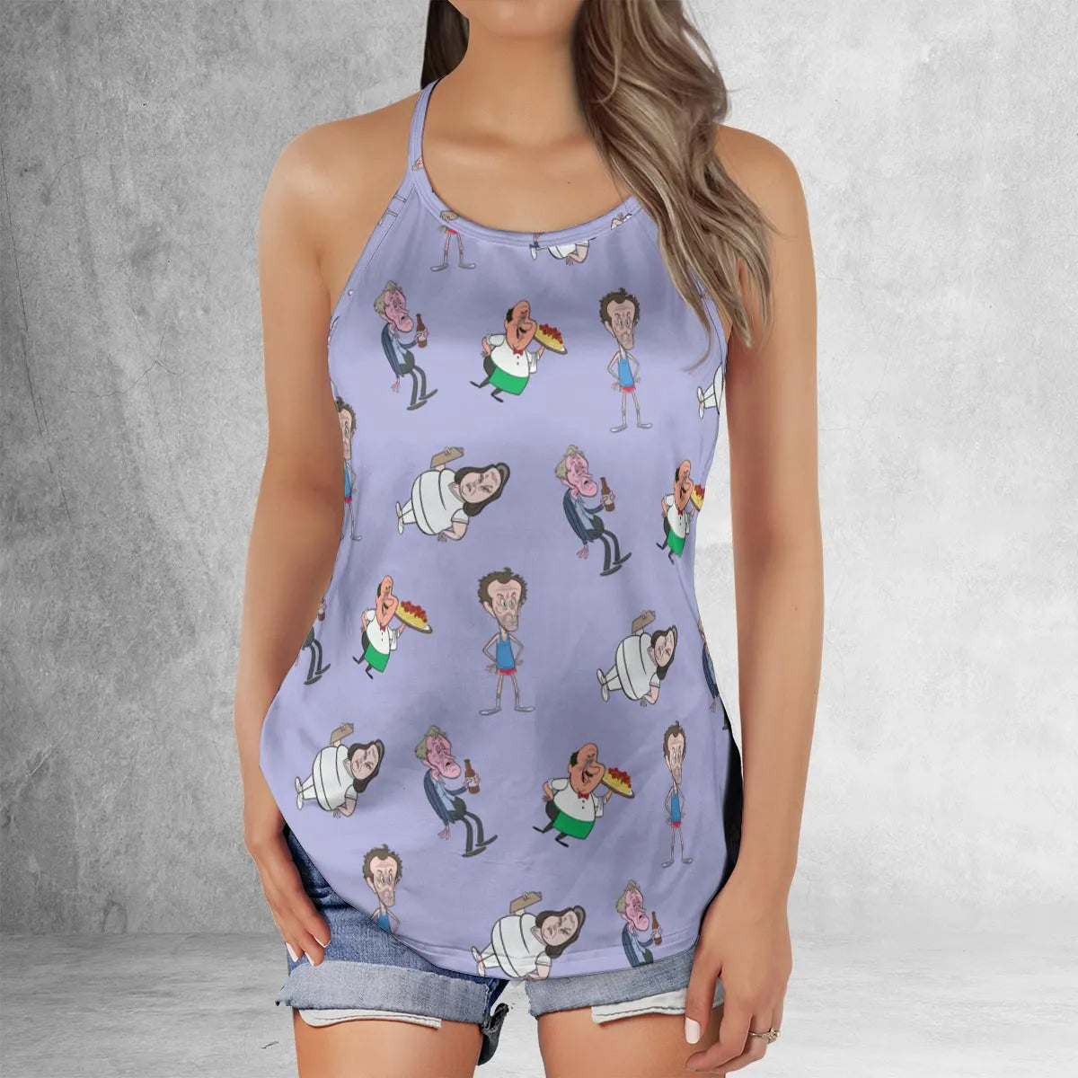 Criss Cross Tank Top - PQTDBUNL