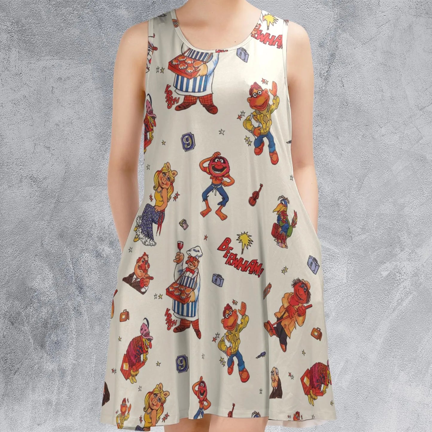 Sleeveless Dress - PU8BVU6E