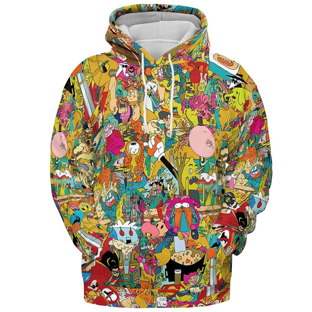 All-over Print Hoodie - M56B34XM -  - 2