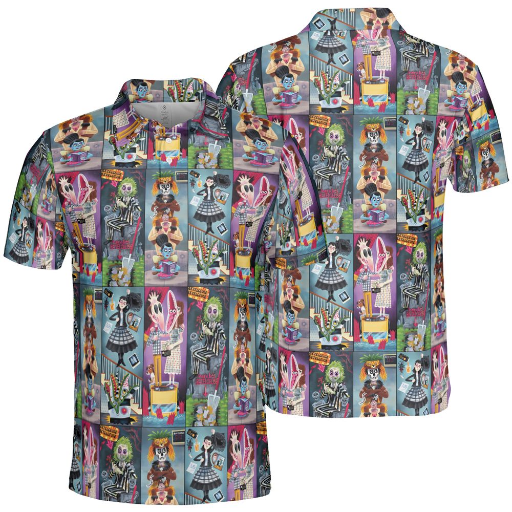 AOP Men/Women Polo Shirt - PVSADASB -  - 2