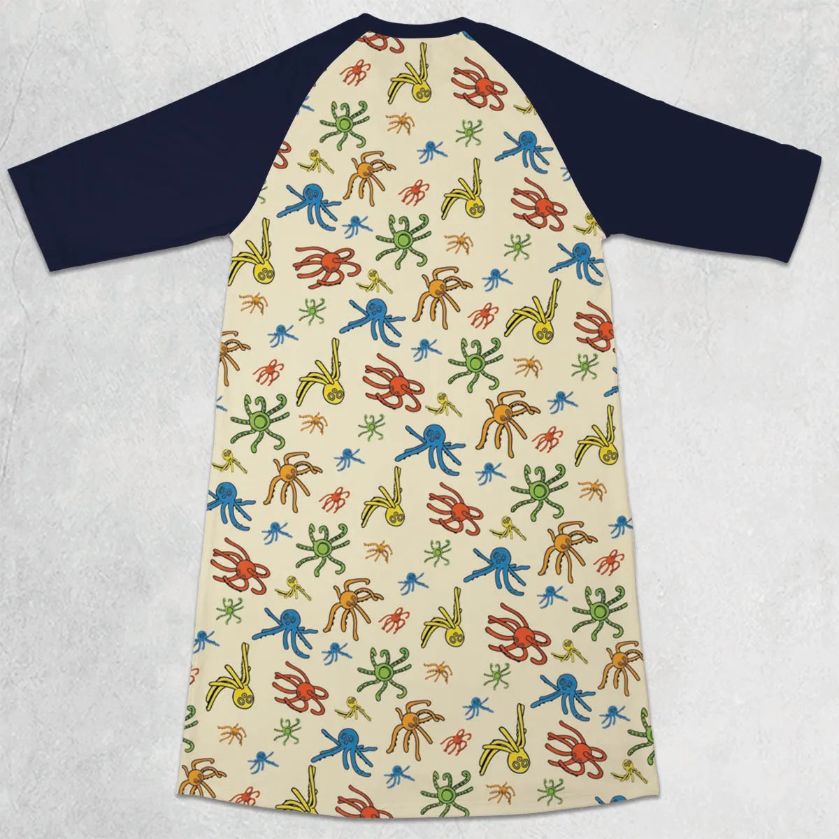 3/4 Sleeve Raglan Dress - NS8LMSAJ
