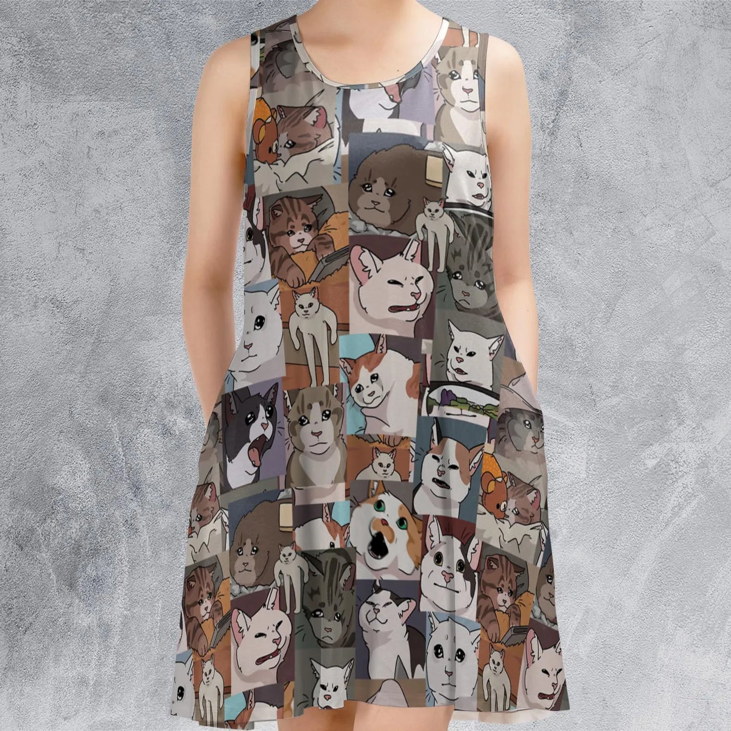 Sleeveless Dress - 7UWXYH9R