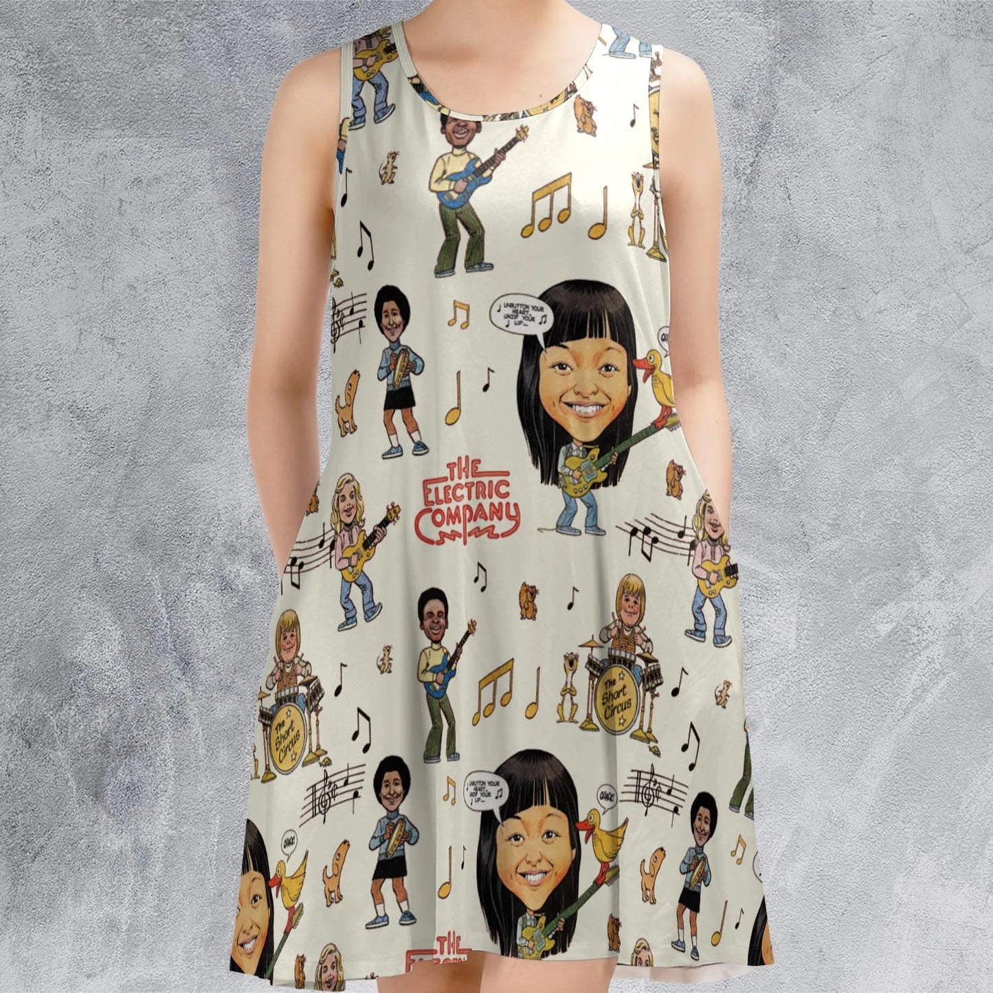 Sleeveless Dress - C72GJZ9Q