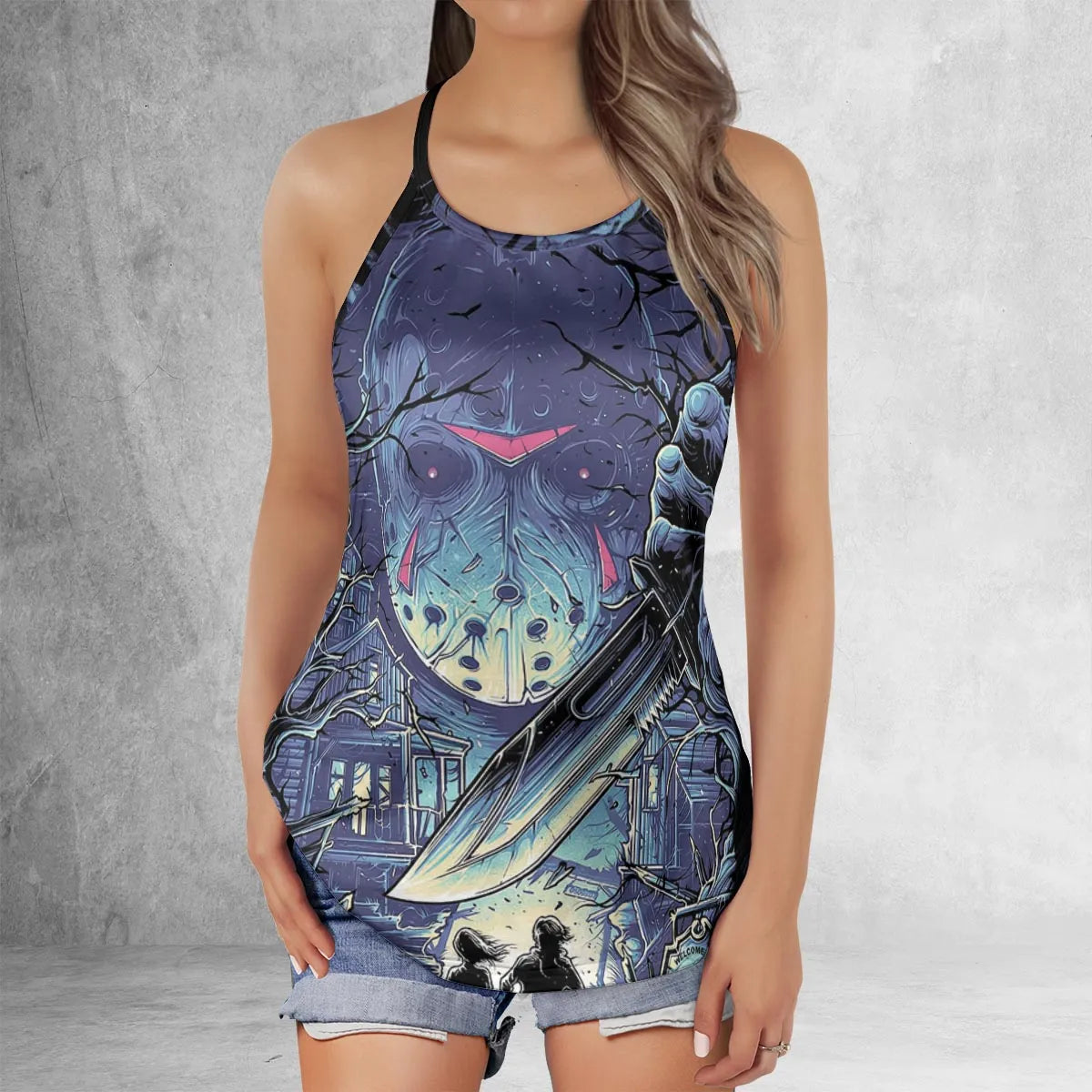 Criss Cross Tank Top - E2Y3YTUV