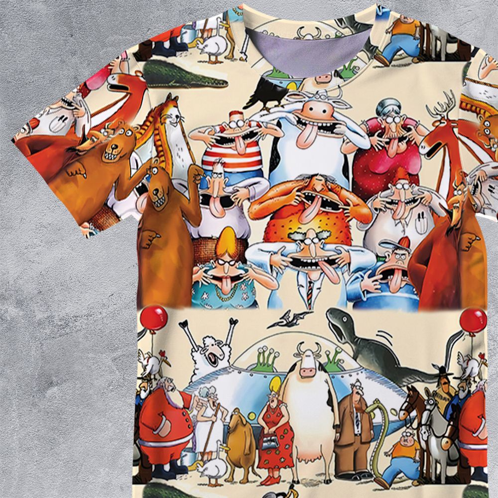 All-Over Print Unisex T-Shirt - 8ZTVF173 -  - 2