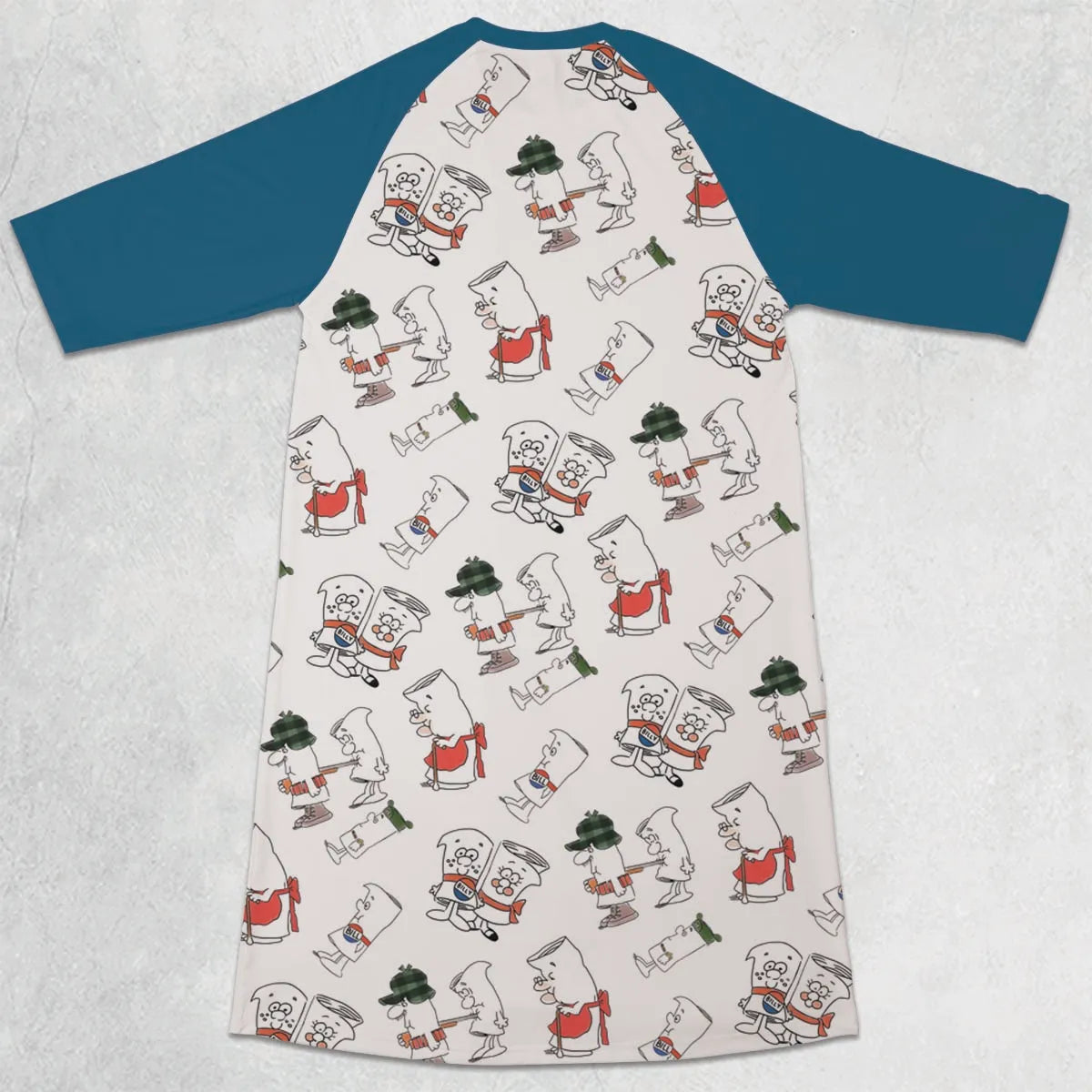 3/4 Sleeve Raglan Dress - M7XLTW26