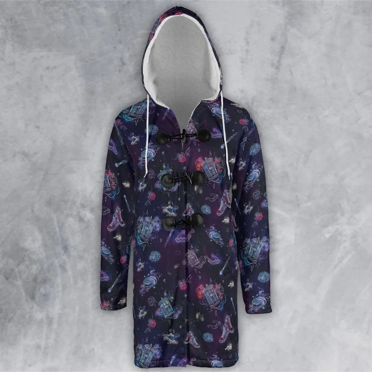 Hooded Cloak Coat - 8G3BQTU2