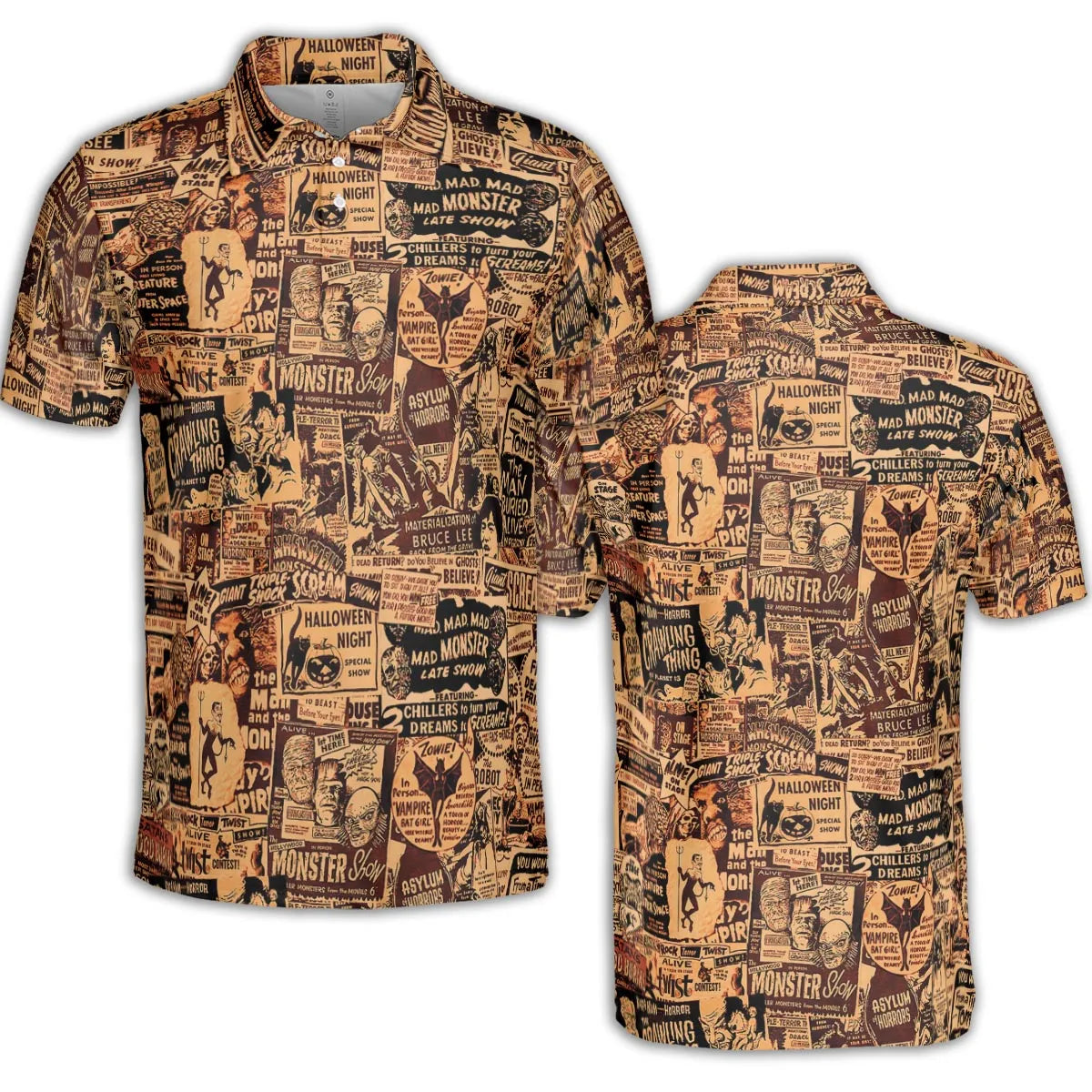 AOP Men/Women Polo Shirt - AEMUV8WQ