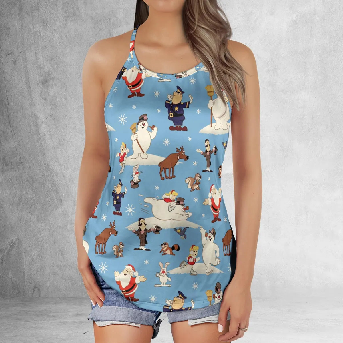Criss Cross Tank Top - F9H5C7RW