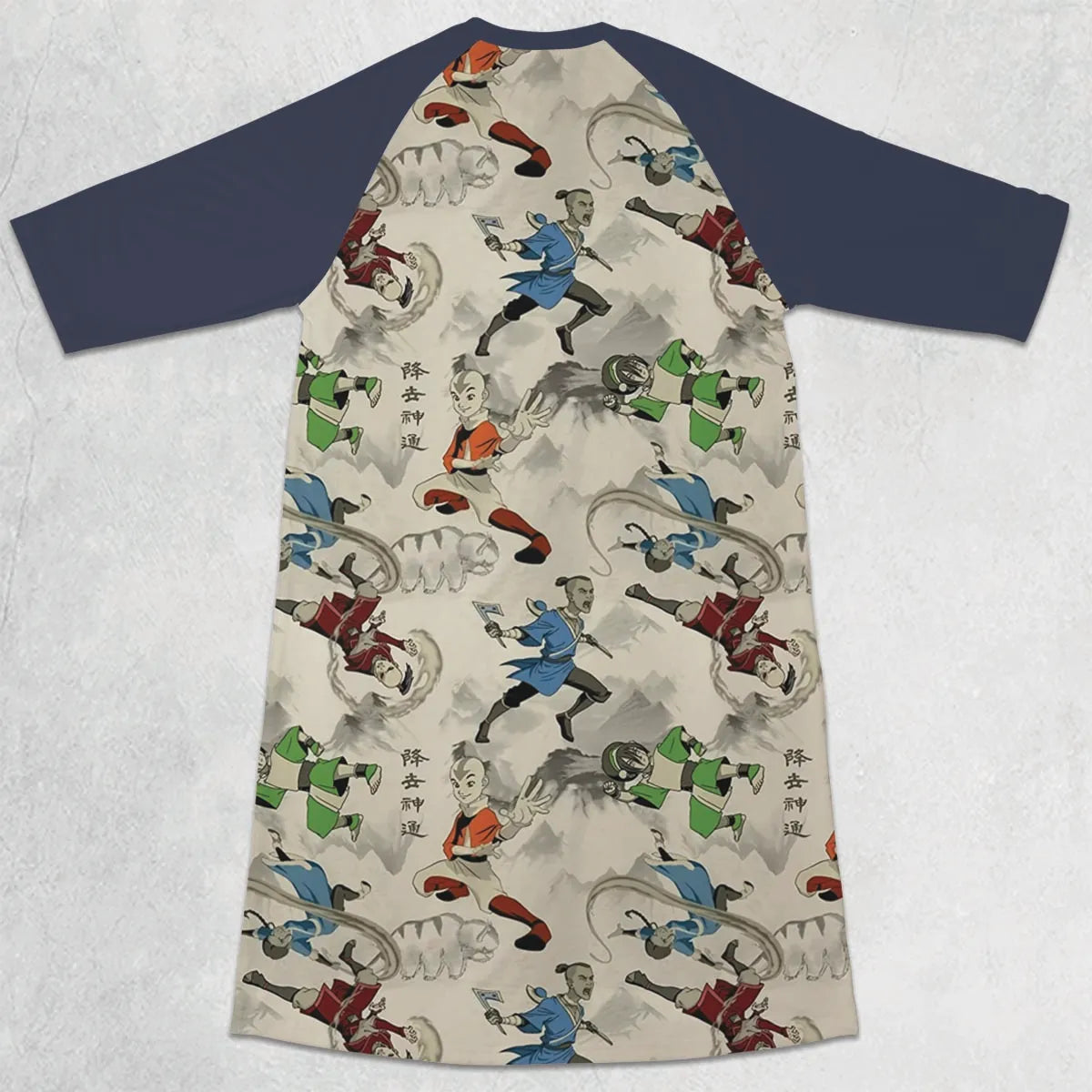 3/4 Sleeve Raglan Dress - 5RQBTWE1