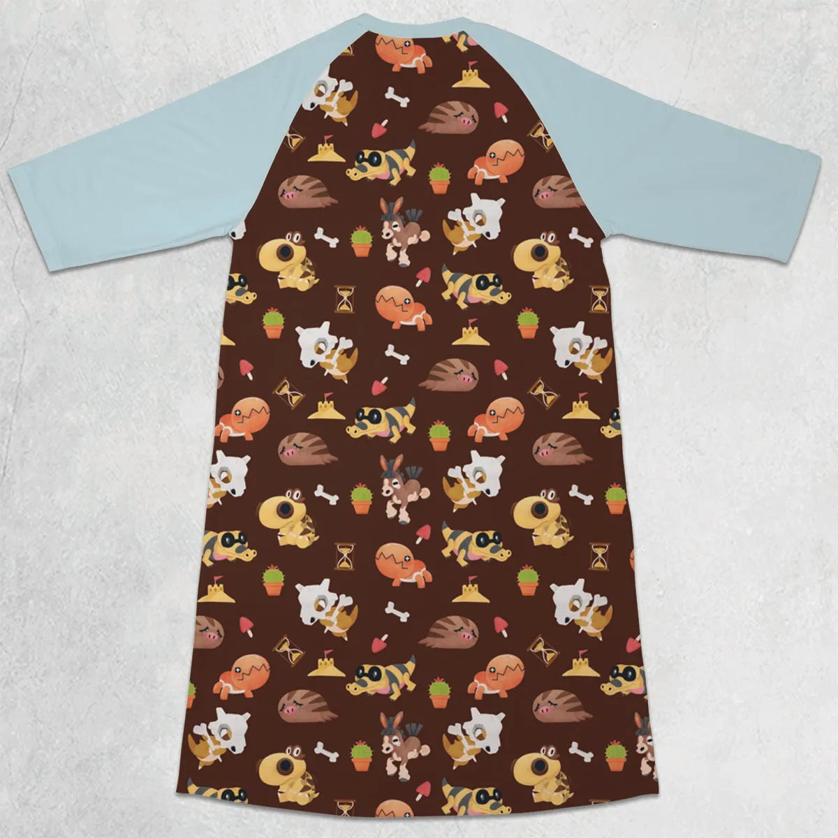 3/4 Sleeve Raglan Dress - PQAHPETT