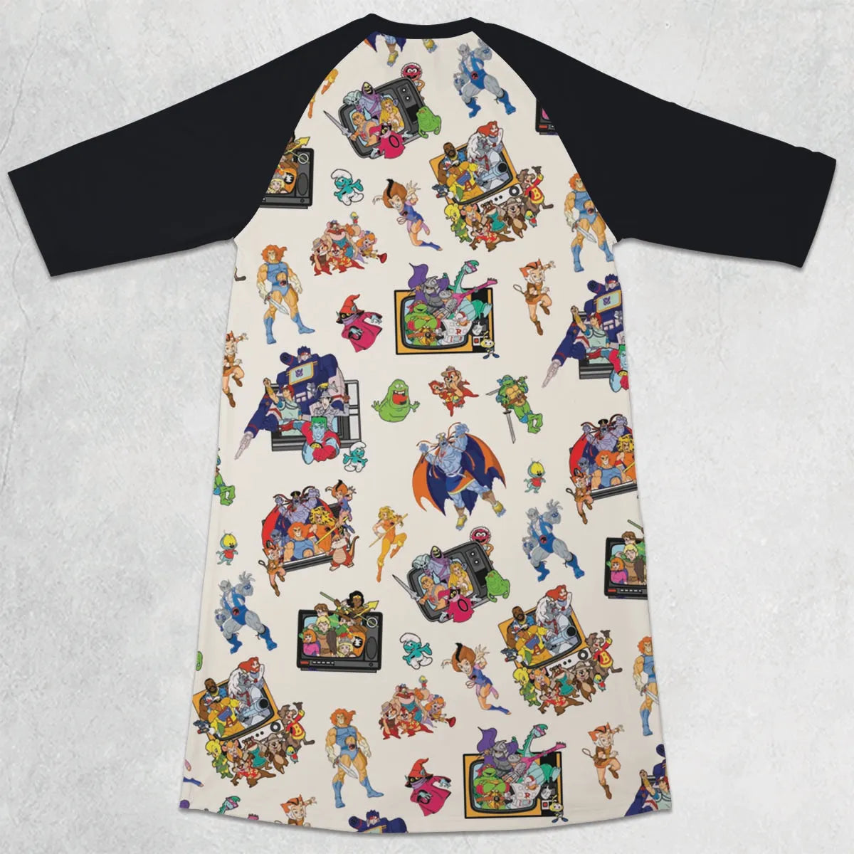 3/4 Sleeve Raglan Dress - QG3RU2C1