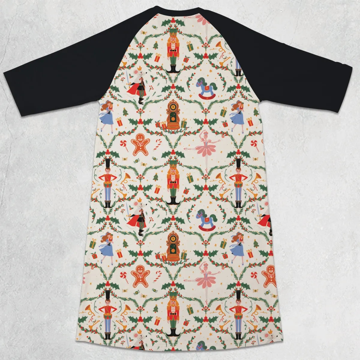 3/4 Sleeve Raglan Dress - 8GRLXWF9