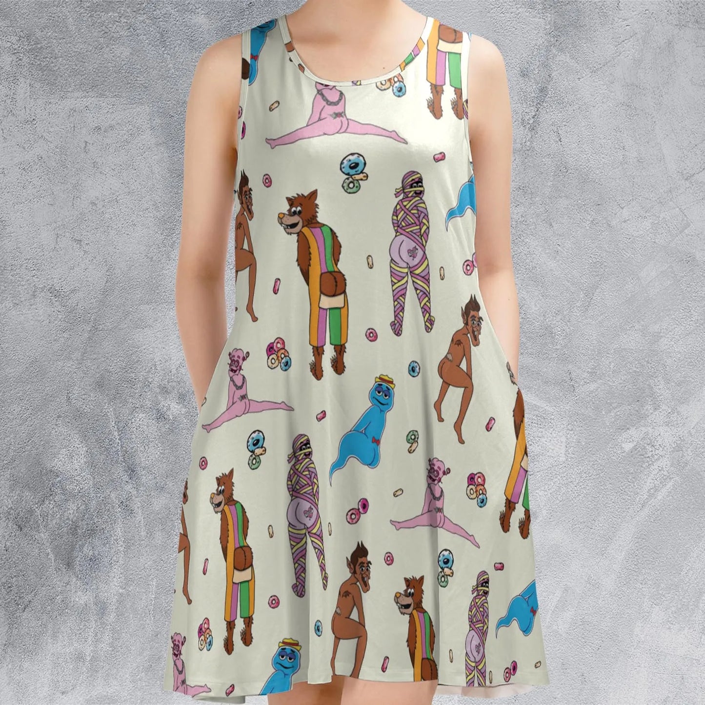 Sleeveless Dress - 6KFBK96X