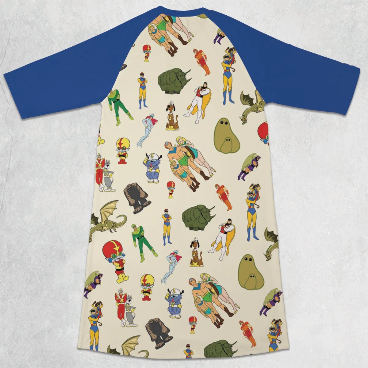 3/4 Sleeve Raglan Dress - 6RD3HKU3