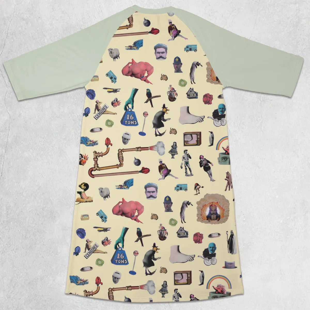 3/4 Sleeve Raglan Dress - C8FRLAAR