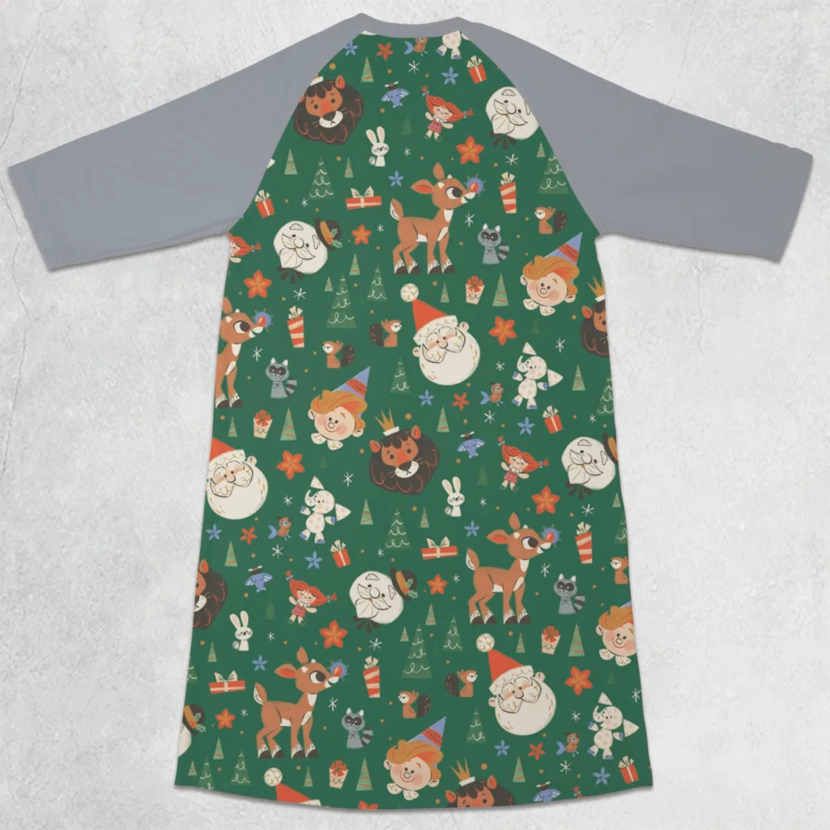 3/4 Sleeve Raglan Dress - K8QZX4V1
