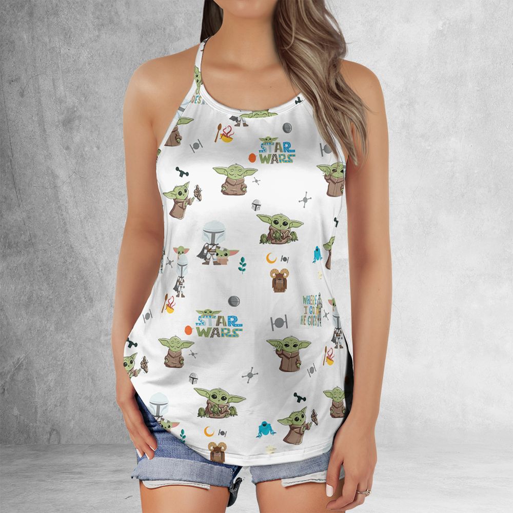 Criss Cross Tank Top - Y61HPSSE -  - 2