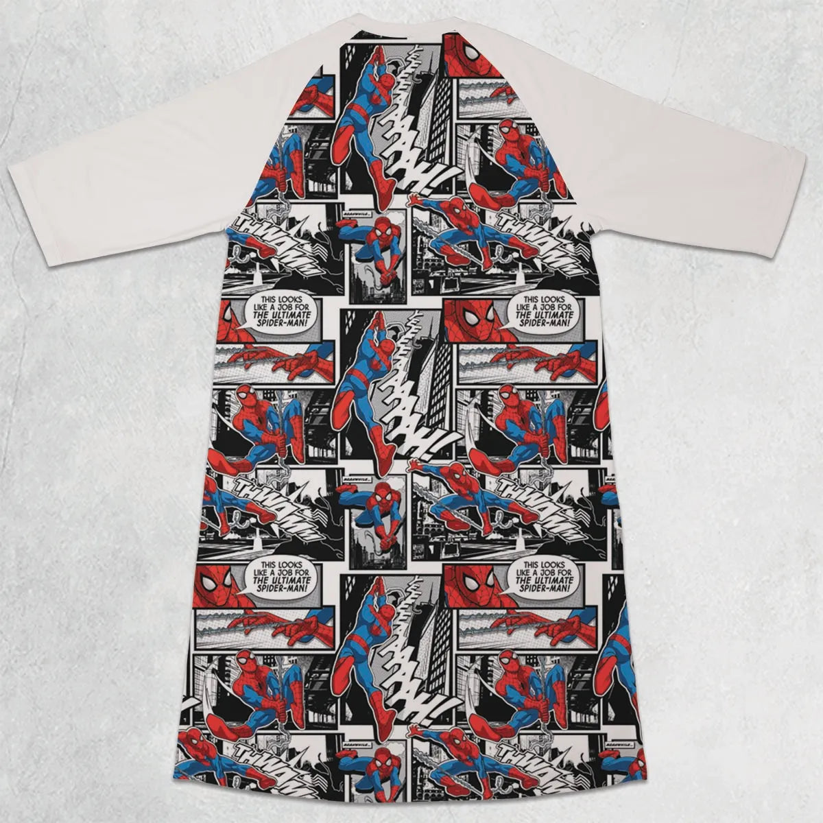 3/4 Sleeve Raglan Dress - MF3CZUGZ