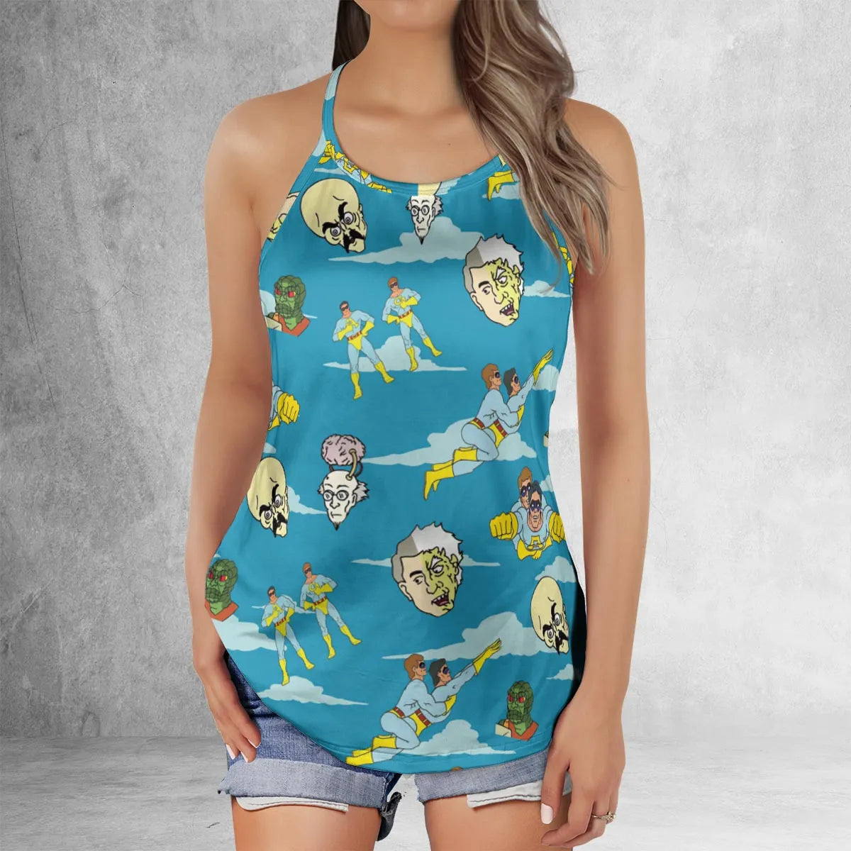 Criss Cross Tank Top - D3HES2NN