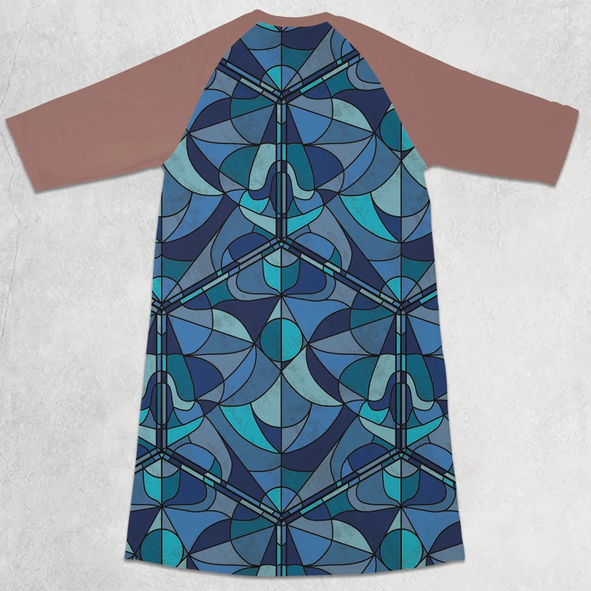 3/4 Sleeve Raglan Dress - XCKSZLFX