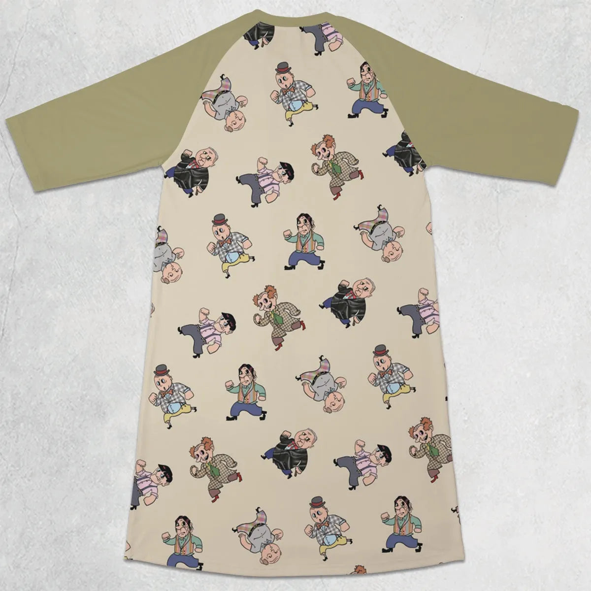 3/4 Sleeve Raglan Dress - Q2AG54XA