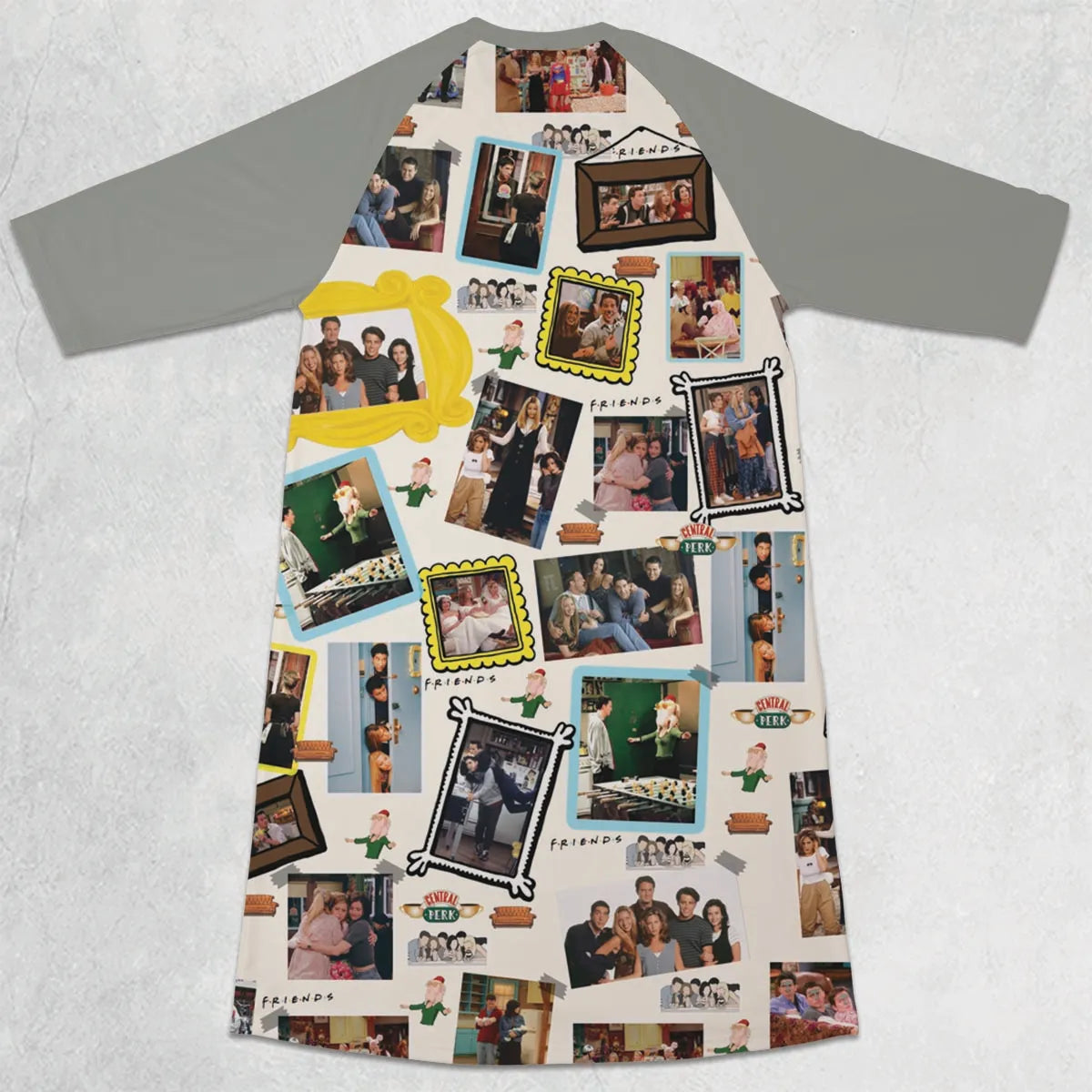 3/4 Sleeve Raglan Dress - D3VWHL2F