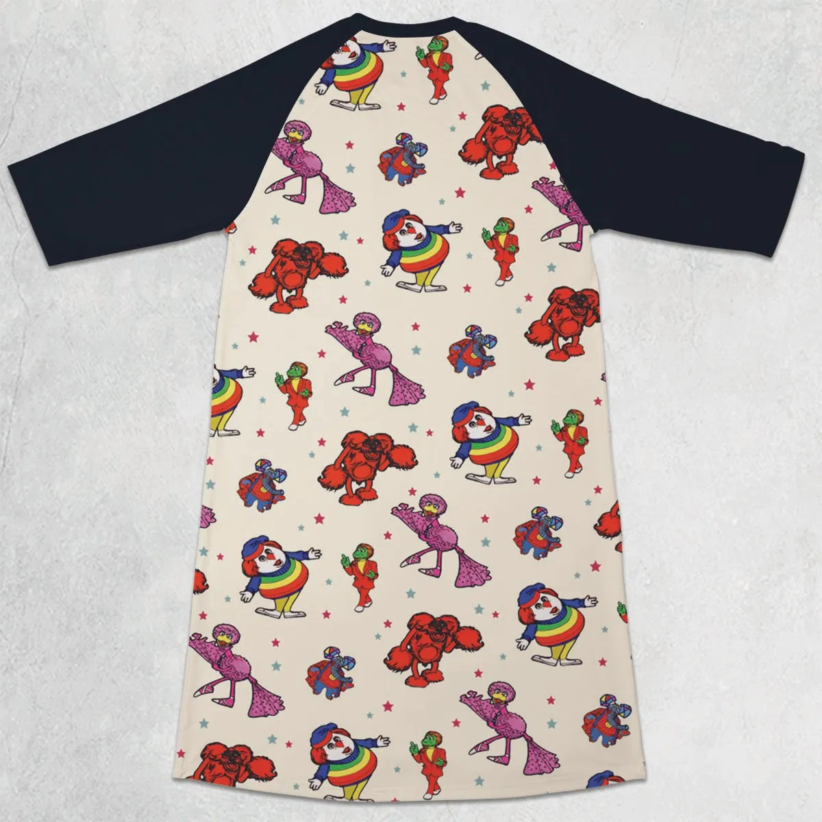 3/4 Sleeve Raglan Dress - 6SBWLJRU