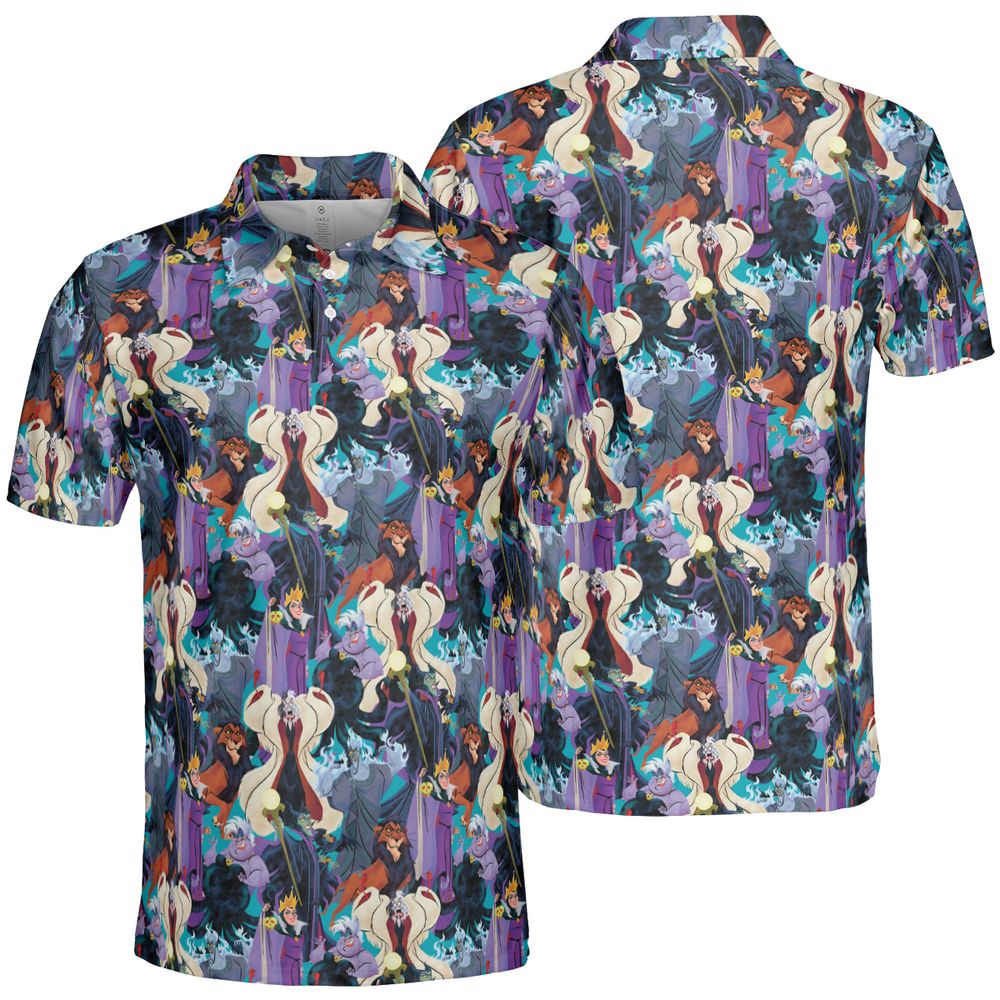 AOP Men/Women Polo Shirt - DZE1NV36 -  - 2