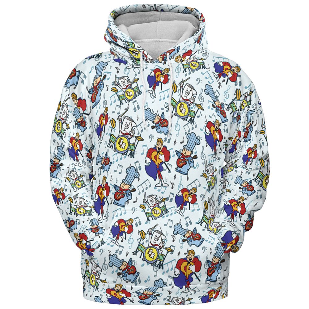 All-over Print Hoodie - 8PXWGHGU -  - 2