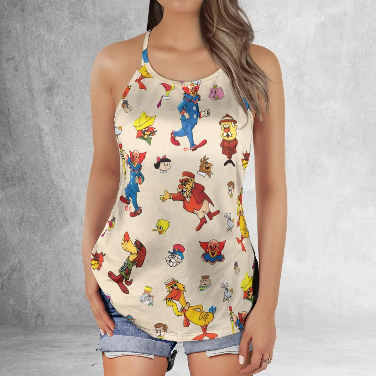 Criss Cross Tank Top - BBDVL2D8