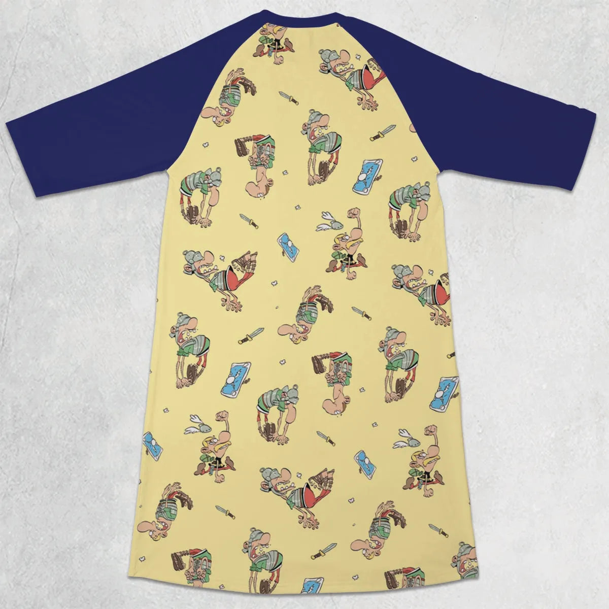 3/4 Sleeve Raglan Dress - Q233VGJA