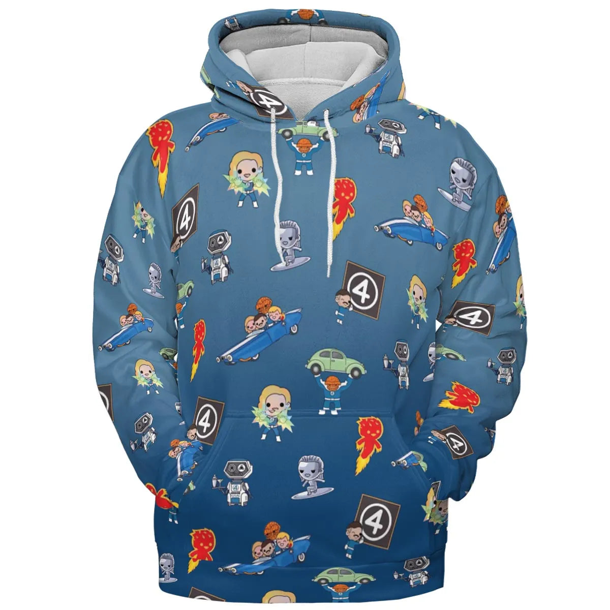 All-over Print Hoodie - 8XQNXNQV