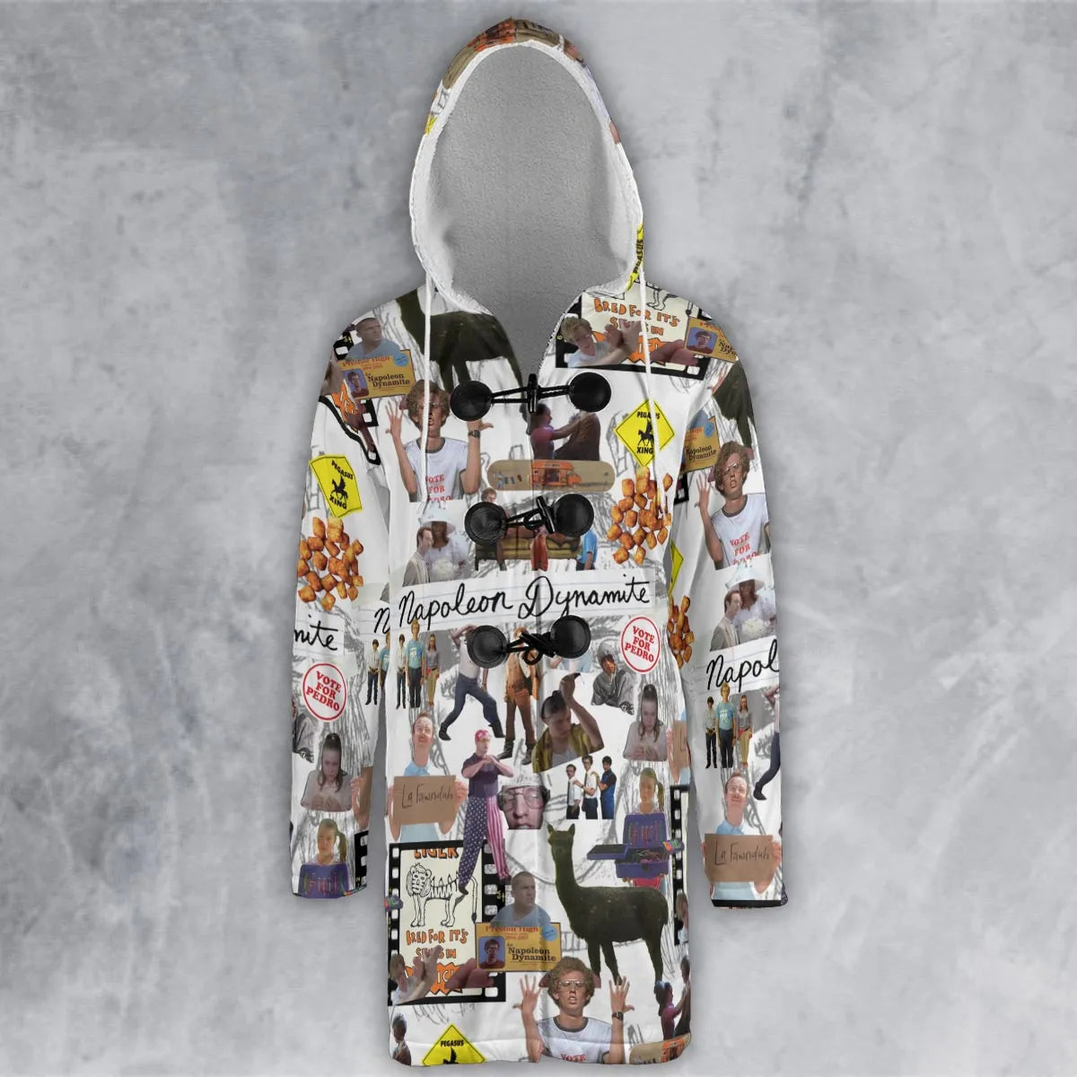 Hooded Cloak Coat - 4LT4YZU3