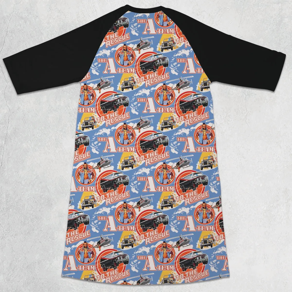 3/4 Sleeve Raglan Dress - WYZSB7RH