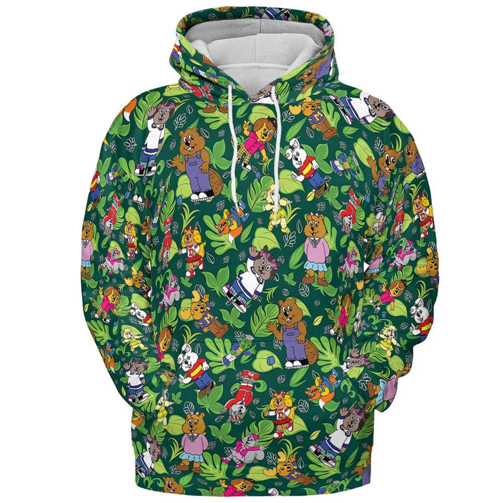 All-over Print Hoodie - 7L4YE6VX -  - 2