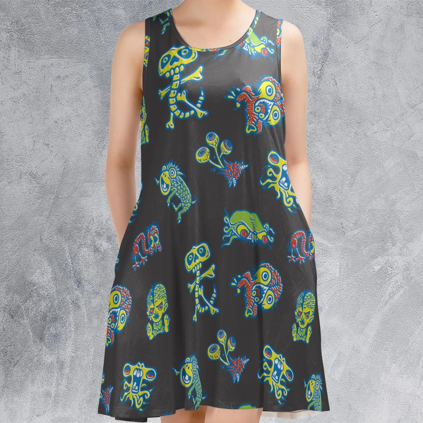 Sleeveless Dress - 3WSB49GS