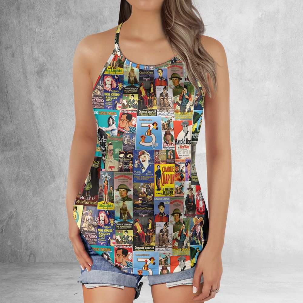 Criss Cross Tank Top - XWZ2H885 -  - 2