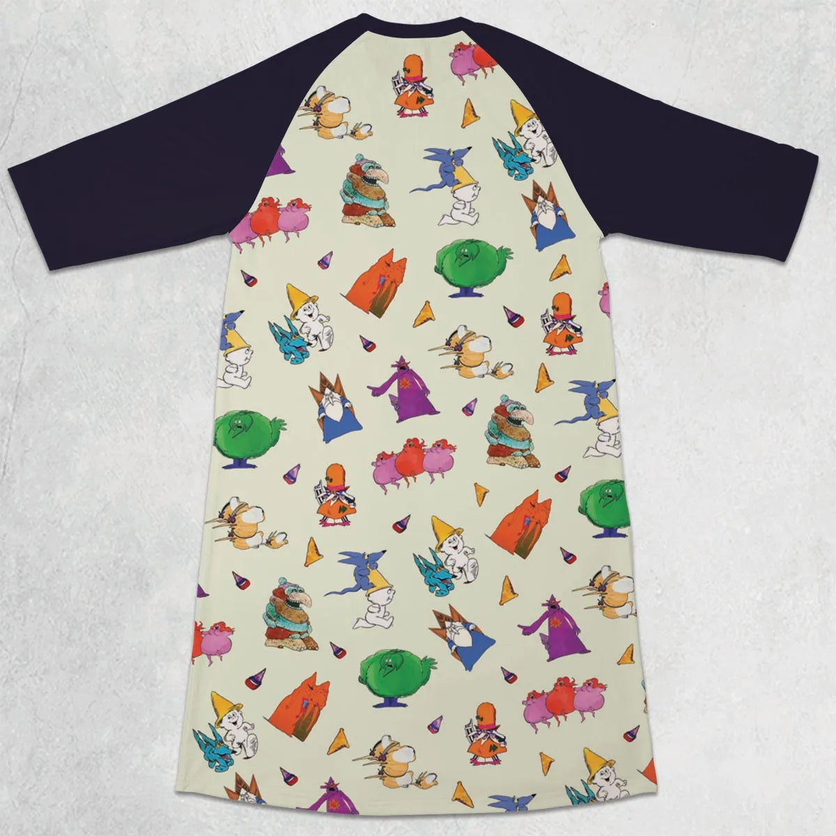 3/4 Sleeve Raglan Dress - MTBTN8R1