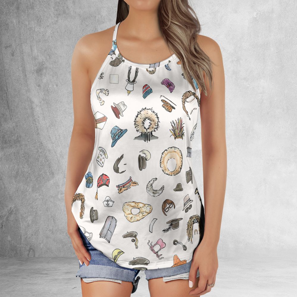 Criss Cross Tank Top - EA1HX2EW -  - 2