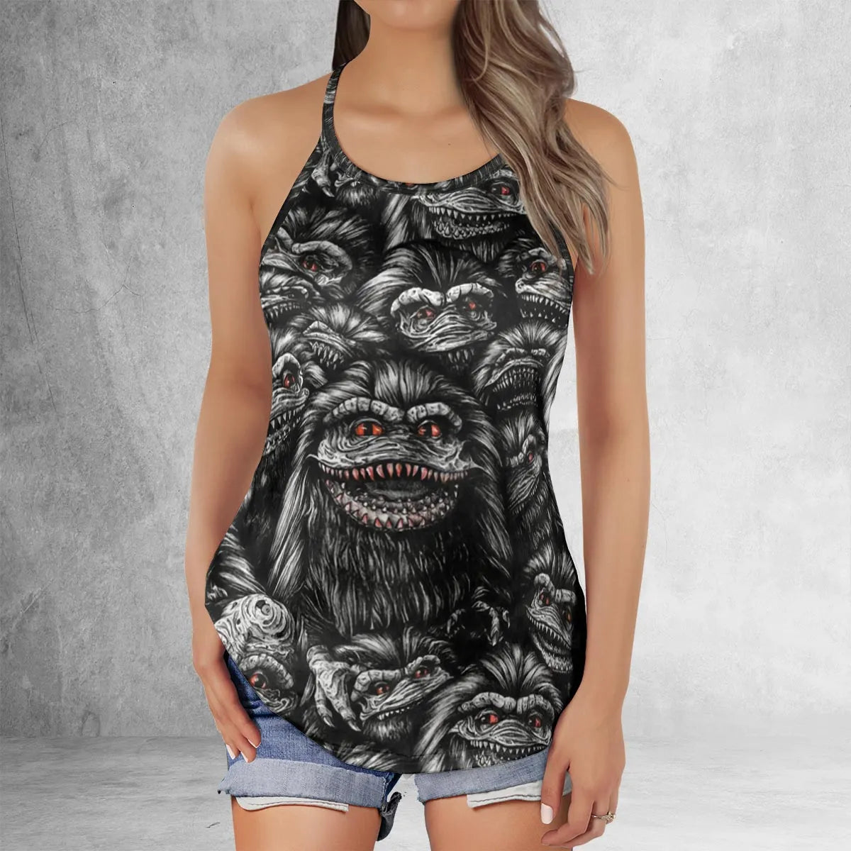Criss Cross Tank Top - KKHX17DS