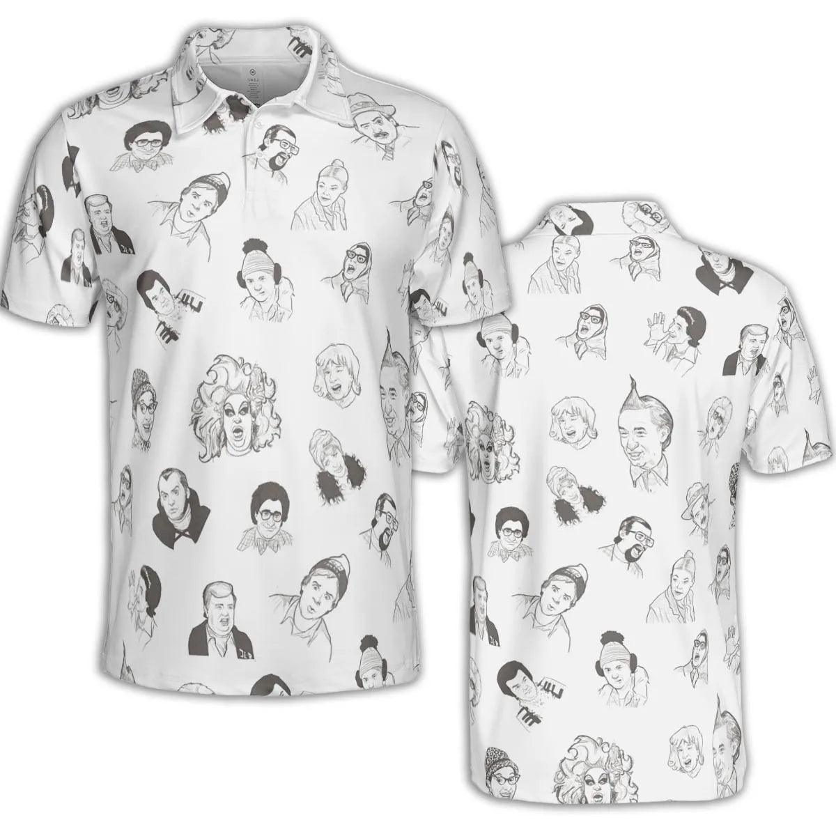 AOP Men/Women Polo Shirt - H2ZFMVYH