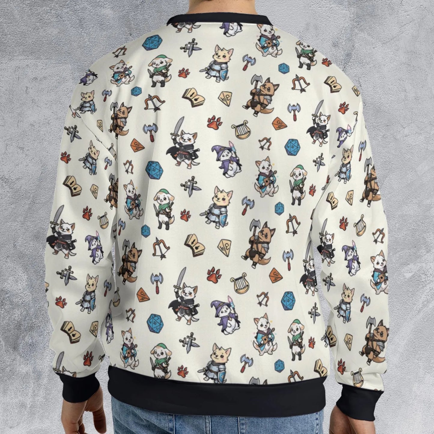 All-over Print Sweatshirt - VZRMGCAW